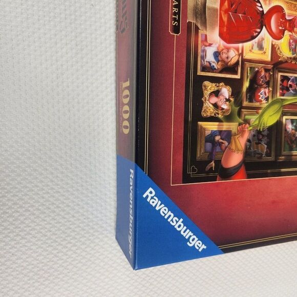 Ravensburger Disney Villainous Queen of Hearts Jigsaw Puzzle 1000 Pce Complete - Picture 2 of 7
